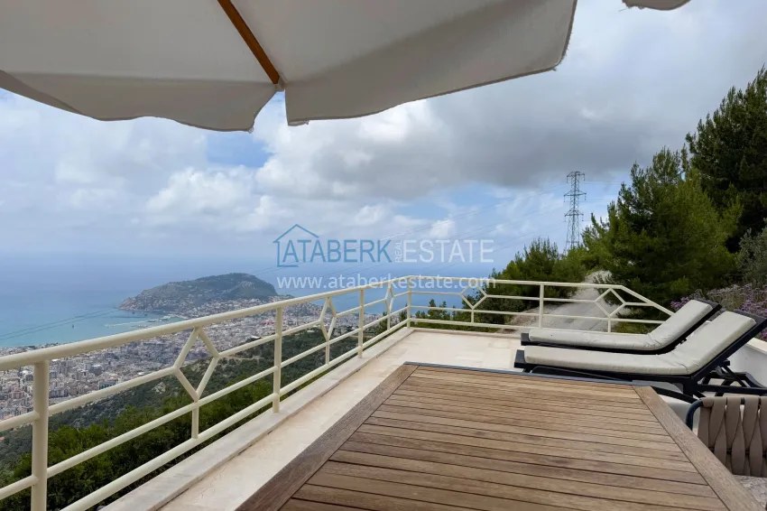 4+1 villa in Alanya, Bektash district - with panoramic views, under a residence permit 8
