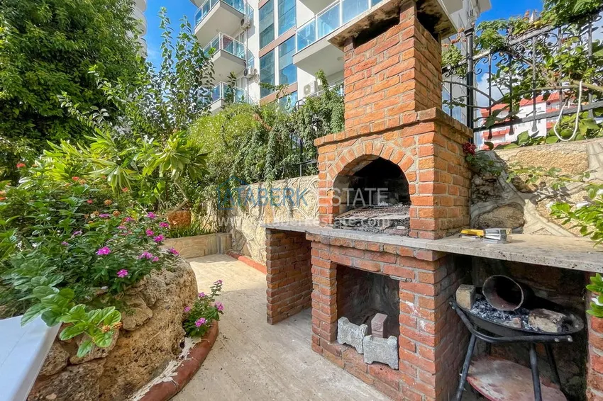 2+1 apartment in Tosmur - furnished, with sea and mountain views, suitable for a residence permit 9 