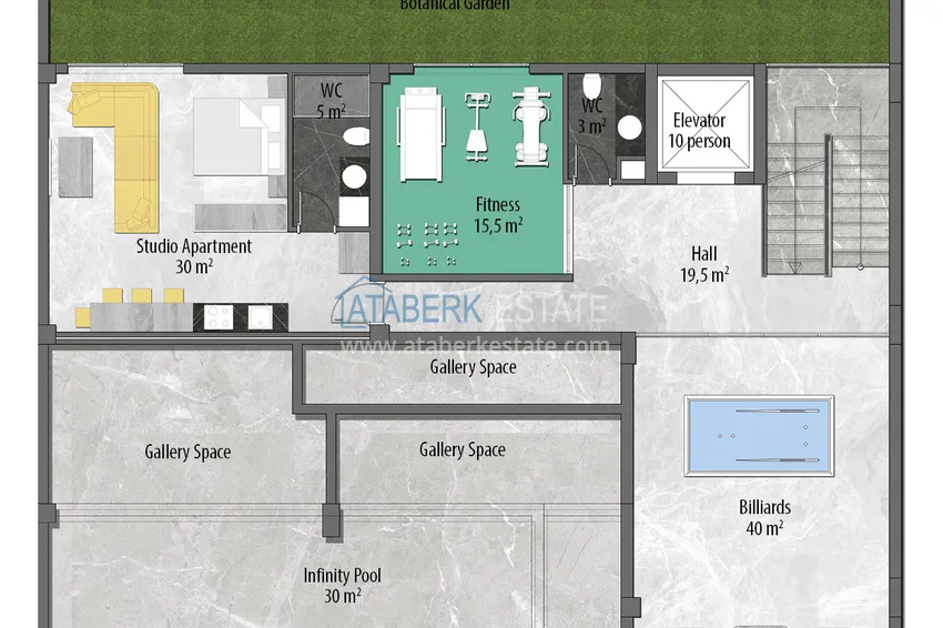 Buy cheap Luxury villas in Alanya with citizenship rights - directly from the developer 4 