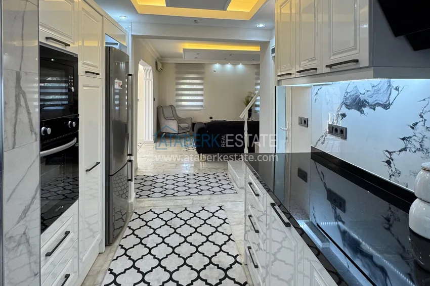 Purchase  4+1 villa for a residence permit in Turkler, Alanya — with new furniture and a swimming pool 11 