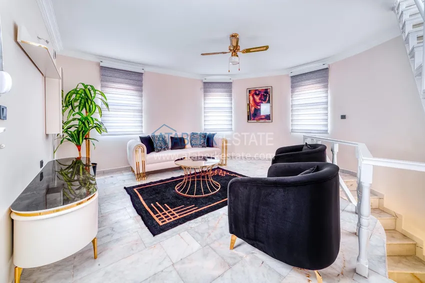 Purchase  4+1 villa for a residence permit in Turkler, Alanya — with new furniture and a swimming pool 12 