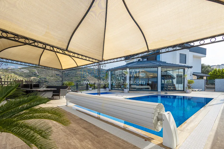 Private luxury 5+2 villa for citizenship in Kargicak, Alanya — with a high level of equipment 12 
