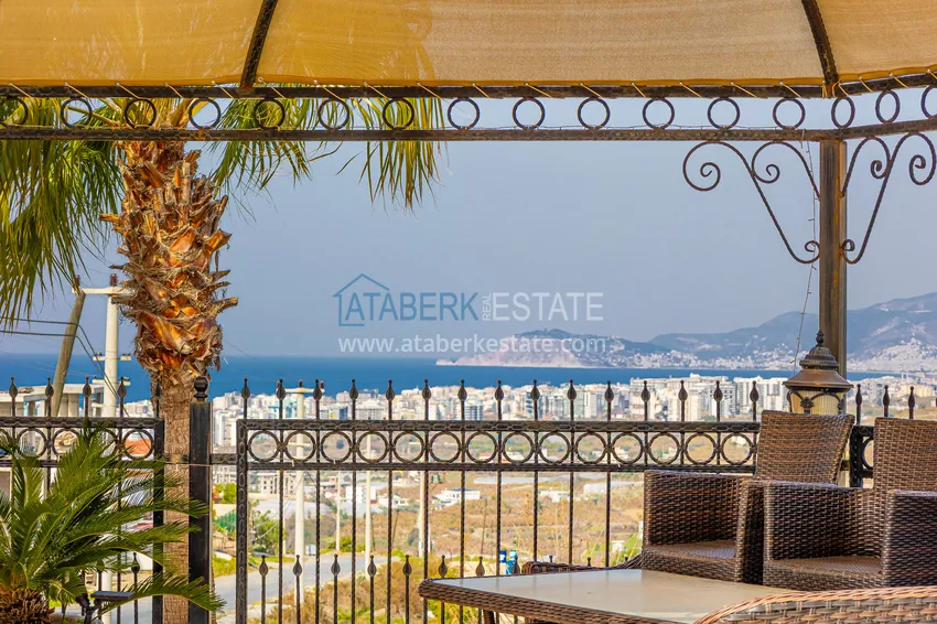 Private luxury 5+2 villa for citizenship in Kargicak, Alanya — with a high level of equipment 14 
