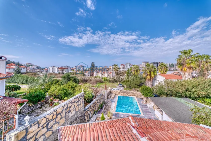 Purchase  4+1 villa for a residence permit in Turkler, Alanya — with new furniture and a swimming pool 30 
