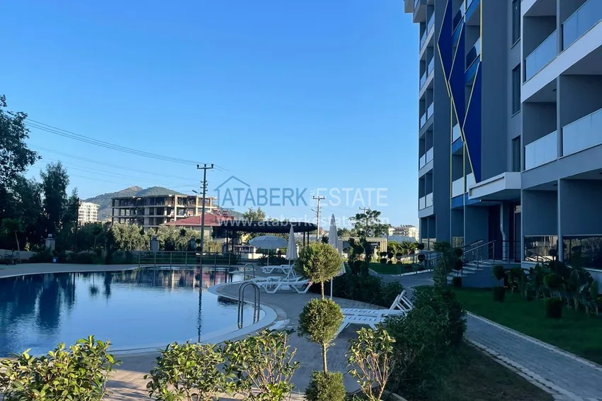 1+1 apartment in Gazipasa — furnished directly from the owner  4 