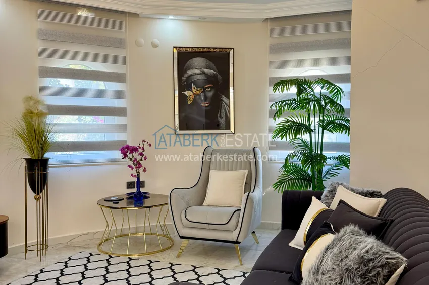 Purchase  4+1 villa for a residence permit in Turkler, Alanya — with new furniture and a swimming pool 6 