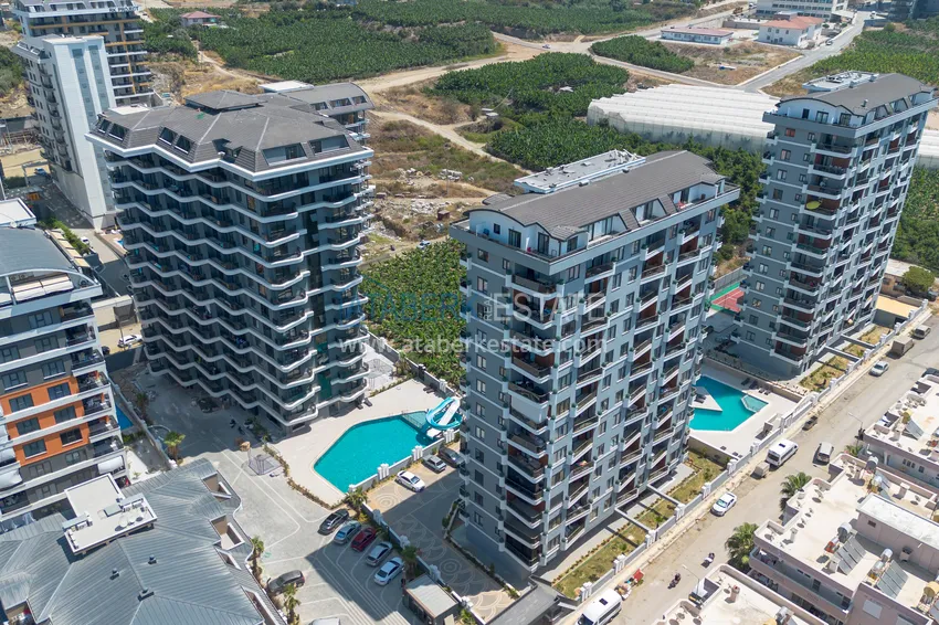 New investment-profitable residential complex project in Mahmutlar 1 