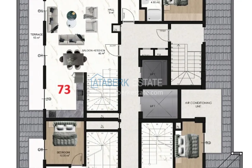 Buy cheap Modern residential complex in the center of Mahmutlar - real estate directly from the developer 13