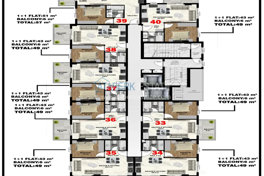 Buy cheap Modern residential complex in the center of Mahmutlar - real estate directly from the developer 7