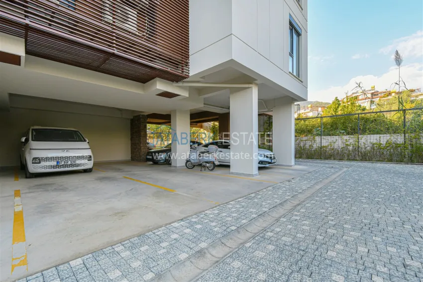 3+1 duplex penthouse in the Upper Oba area — furnished and with mountain views 15 