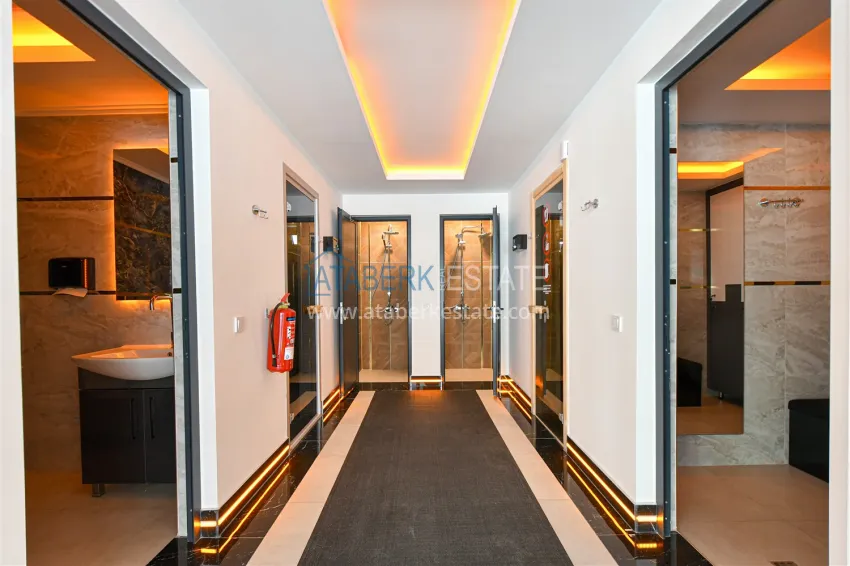 1+1 apartment with mountain views in Mahmutlar - Saturday market area 17 