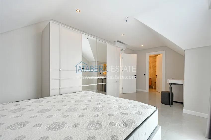 Purchase 3+1 duplex penthouse in the Upper Oba area — furnished and with mountain views 17 