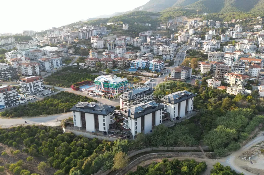 3+1 duplex penthouse in the Upper Oba area — furnished and with mountain views 1 