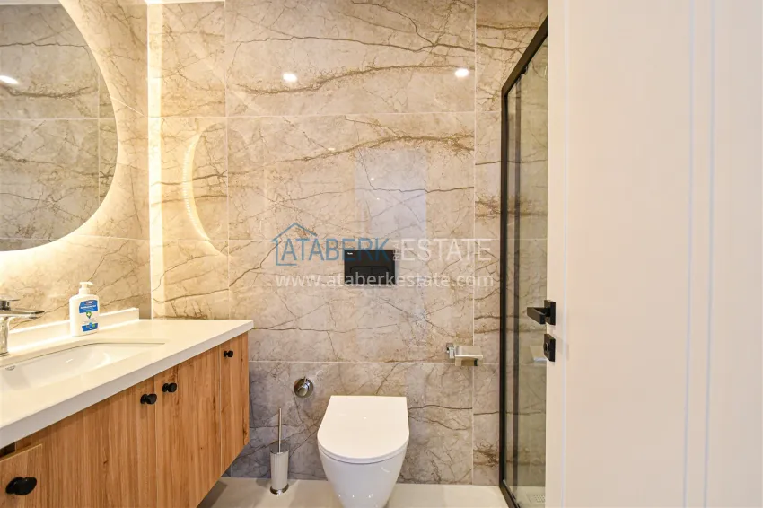 Purchase 3+1 duplex penthouse in the Upper Oba area — furnished and with mountain views 21 