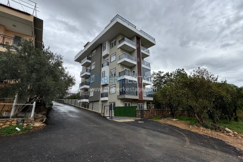 New 1+1 apartment with mountain views in Alanya, Upper Oba district - Kizilcaşehir 1 