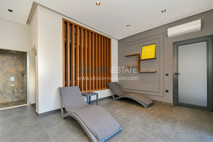 3+1 duplex penthouse in the Upper Oba area — furnished and with mountain views 24 