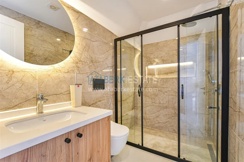 Purchase 3+1 duplex penthouse in the Upper Oba area — furnished and with mountain views 25 