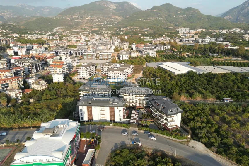 3+1 duplex penthouse in the Upper Oba area — furnished and with mountain views 4 