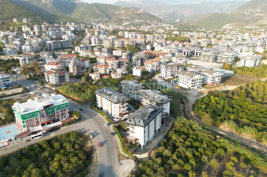 3+1 duplex penthouse in the Upper Oba area — furnished and with mountain views 5 