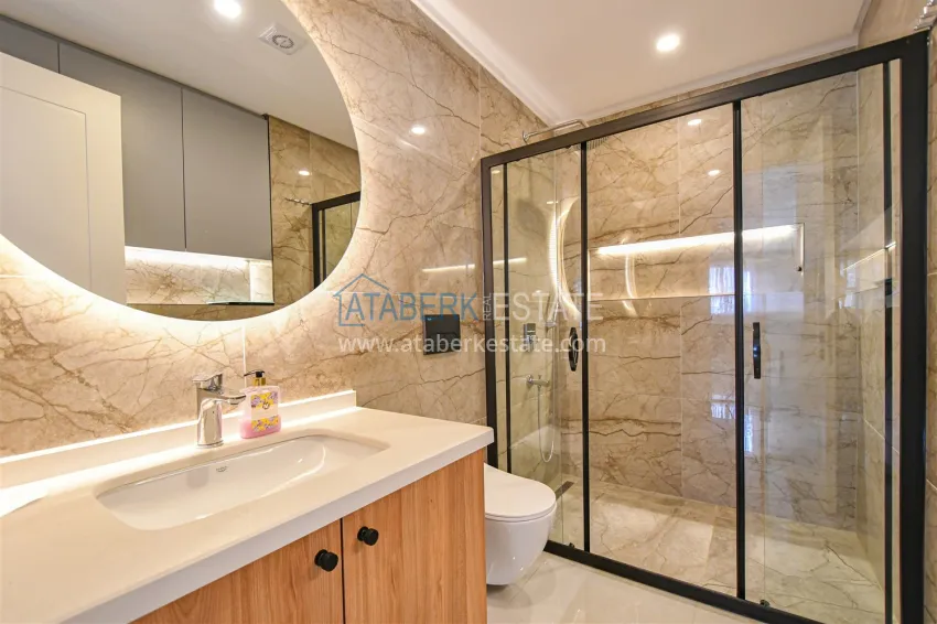 Purchase 3+1 duplex penthouse in the Upper Oba area — furnished and with mountain views 7 