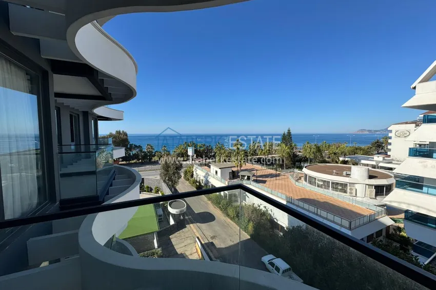 Purchase  Penthouse 1+1 on the beachfront in Kargicak - with panoramic sea views 9 