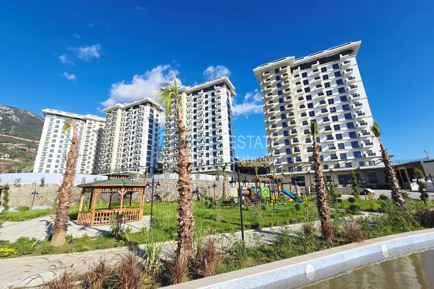 Investor offer: One-bedroom apartment with mountain views in a premium complex — Alanya, Mahmutlar 16 