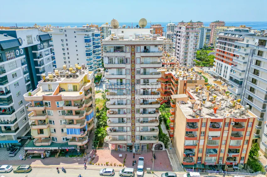 Furnished 3+1 apartment with sea view in the center of Mahmutlar 3 