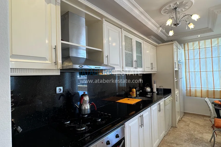 Purchase Furnished 3+1 apartment with sea view in the center of Mahmutlar 7 