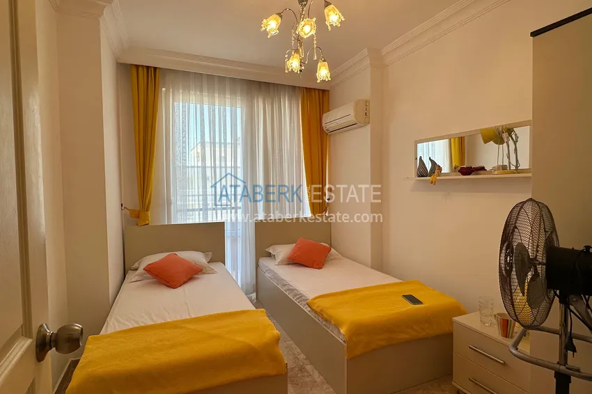 Purchase Furnished 3+1 apartment with sea view in the center of Mahmutlar 9 