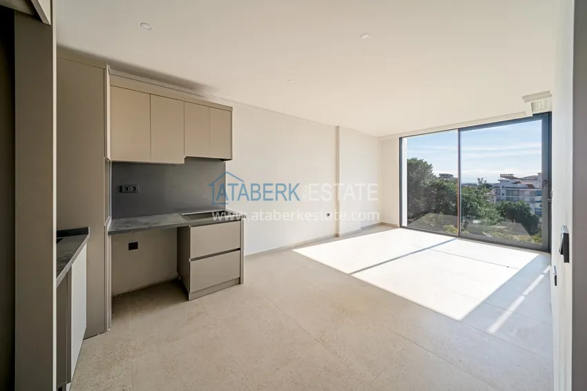 Purchase  One bedroom apartment in the center of Avsallar — fine finish, sea view   1 