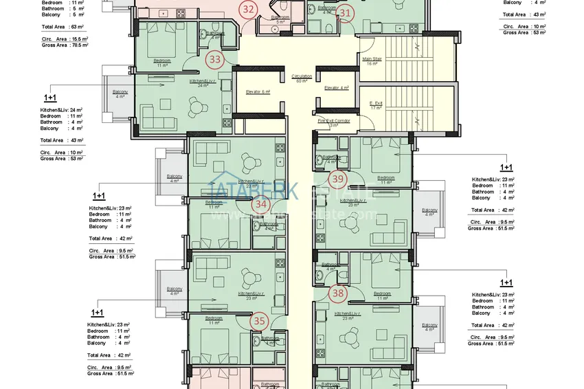 Buy cheap New 1+1 and 2+1 apartments from the owner in Mahmutlar — fully finished 2 