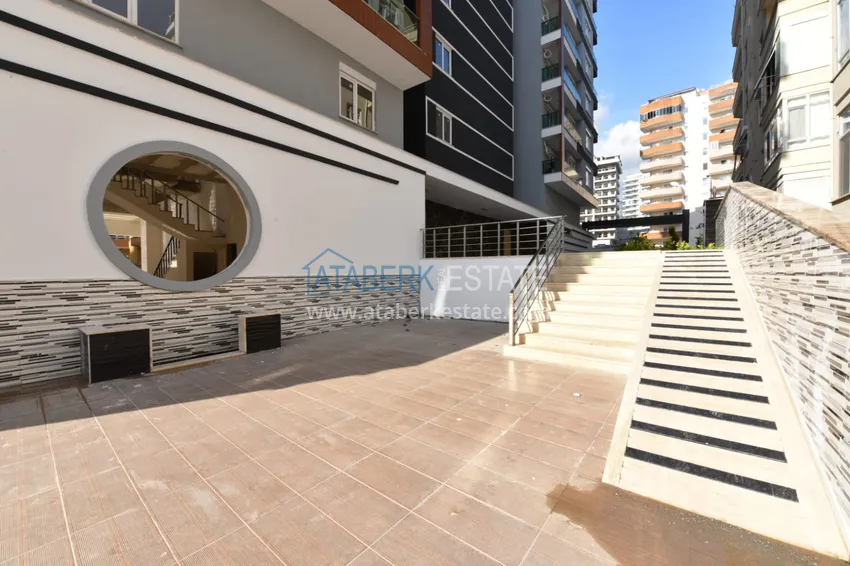 2+1 apartment with sea view in Mahmutlar — Tuesday market area 10 