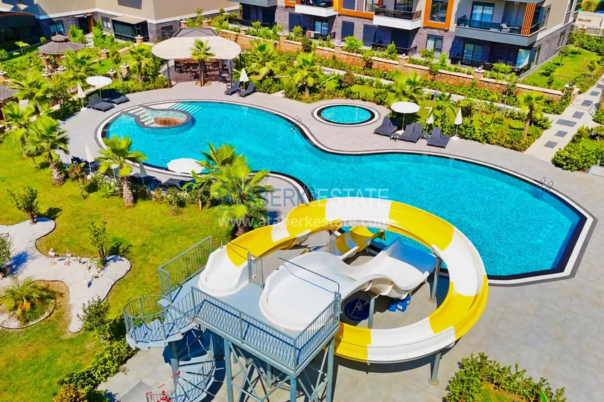 One bedroom apartment in Alanya, Oba district - furnished and with a glazed balcony  11 