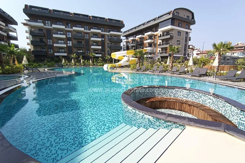 One bedroom apartment in Alanya, Oba district - furnished and with a glazed balcony  12 