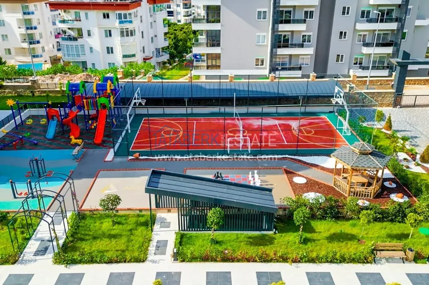 One bedroom apartment in Alanya, Oba district - furnished and with a glazed balcony  13 