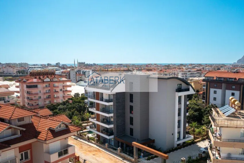 Apartment 2+1 in the Oba area - with luxury furniture and a view of the fortress 1