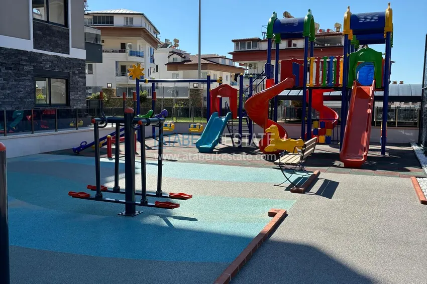 One bedroom apartment in Alanya, Oba district - furnished and with a glazed balcony  14 