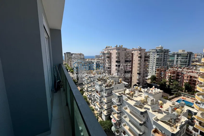 Purchase 2+1 apartment with sea view in Mahmutlar — Tuesday market area 15 