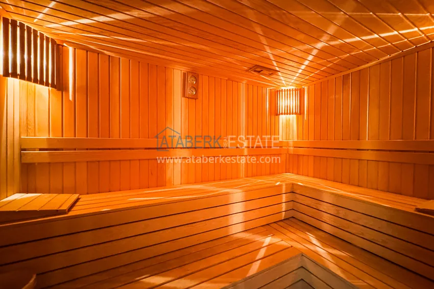 2+1 apartment with sea view in Kargicak on the beachfront 16