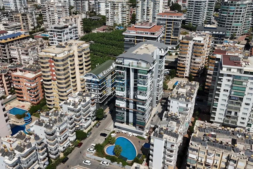 2+1 apartment with sea view in Mahmutlar — Tuesday market area 1 