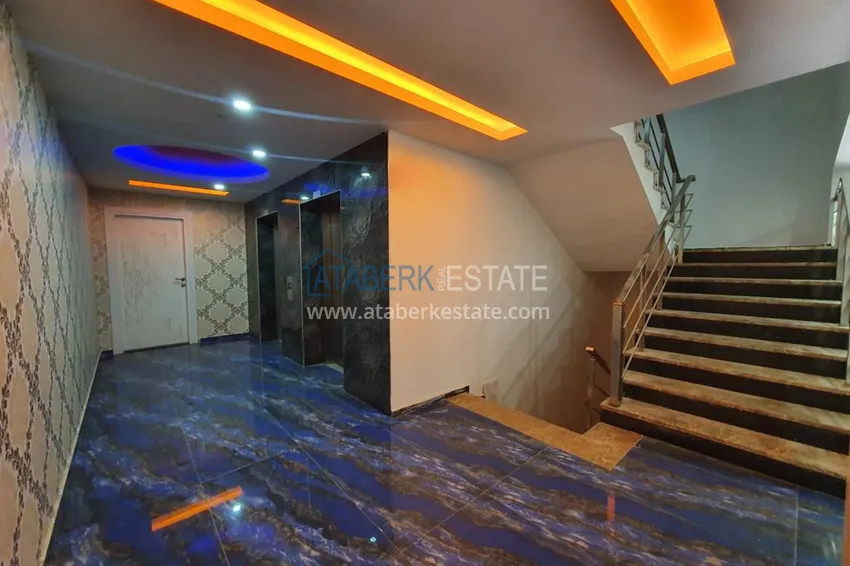 2+1 apartment with sea view in Mahmutlar — Tuesday market area 15 