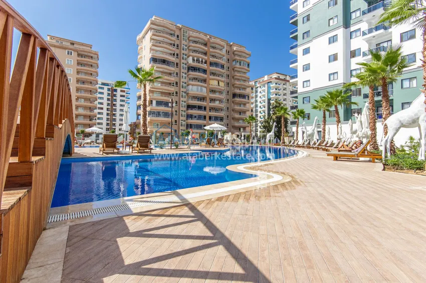 Furnished three-room apartment in Mahmutlar — in a resort-style complex 19