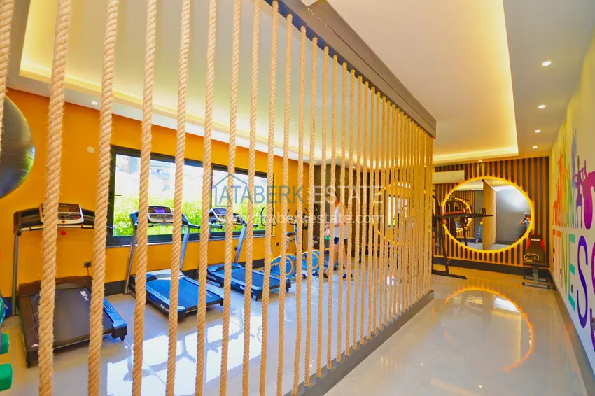 One bedroom apartment in Alanya, Oba district - furnished and with a glazed balcony  23 