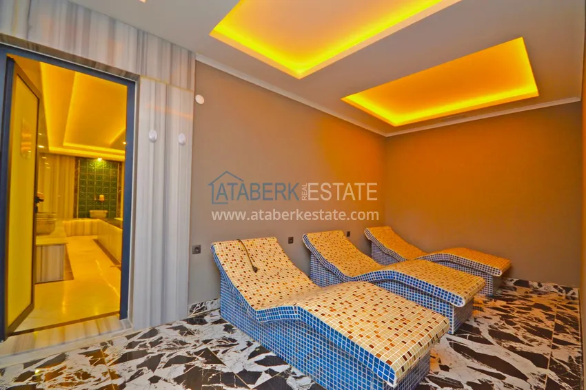 One bedroom apartment in Alanya, Oba district - furnished and with a glazed balcony  24 