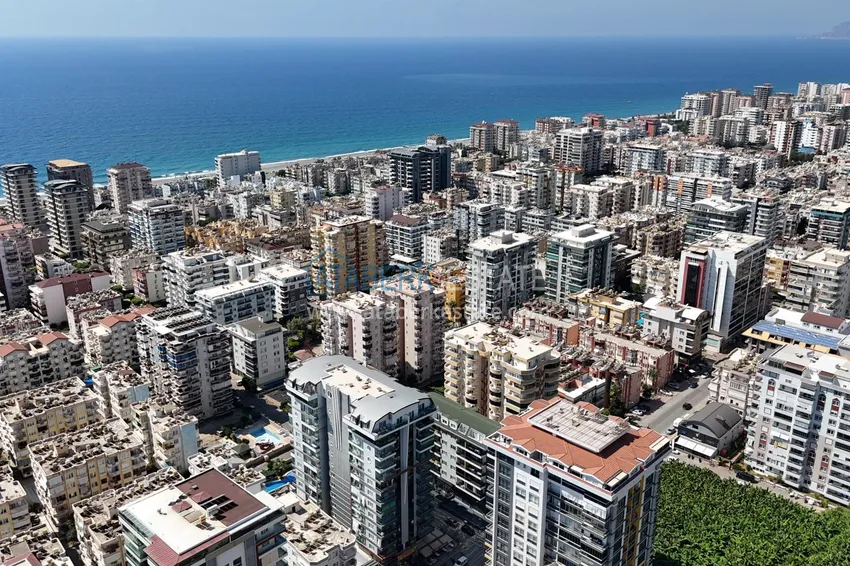 2+1 apartment with sea view in Mahmutlar — Tuesday market area 2 