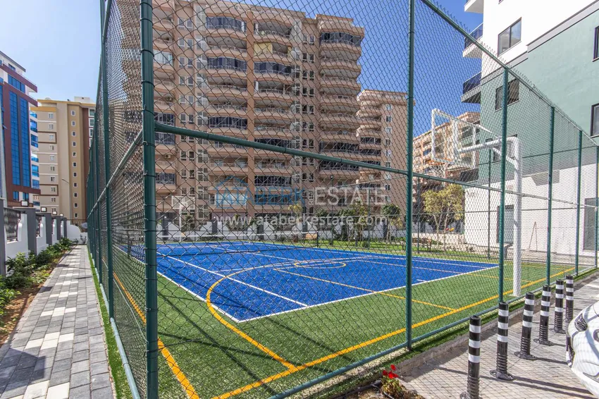 Furnished three-room apartment in Mahmutlar — in a resort-style complex 28