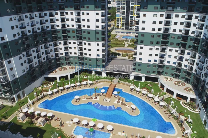 Furnished three-room apartment in Mahmutlar — in a resort-style complex 4