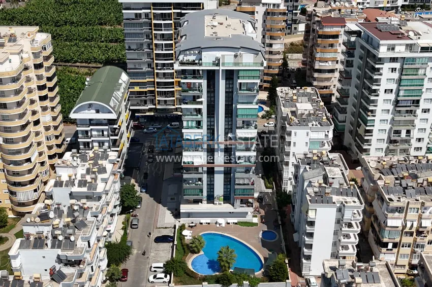 2+1 apartment with sea view in Mahmutlar — Tuesday market area 4 