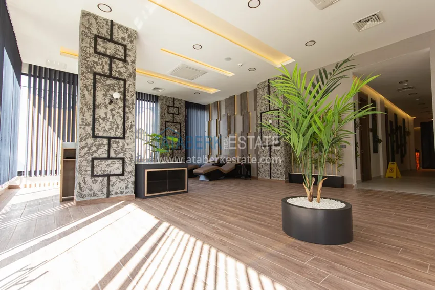 Furnished three-room apartment in Mahmutlar — in a resort-style complex 50