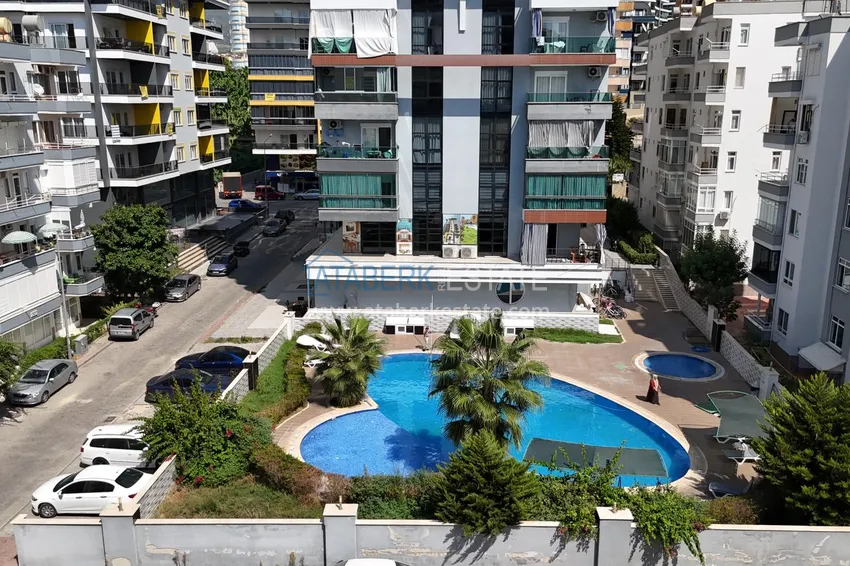 2+1 apartment with sea view in Mahmutlar — Tuesday market area 5 